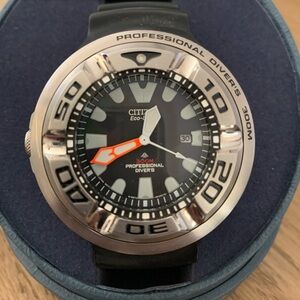 Men’s Citizen Eco-Drive Professional Divers watch 300M , worn once !